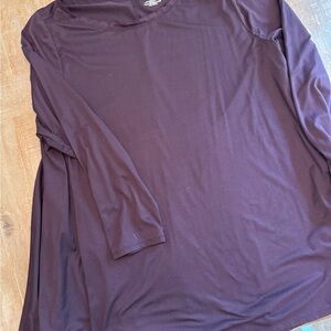 Lane Bryant Purple Long Sleeve Tee